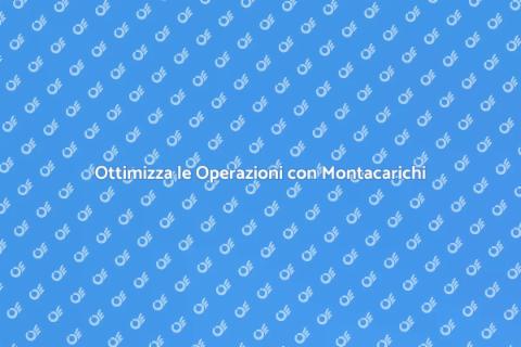 Supporto Montacarichi per Efficienza