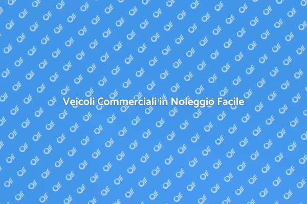Noleggio Veicoli per Aziende e Professionisti