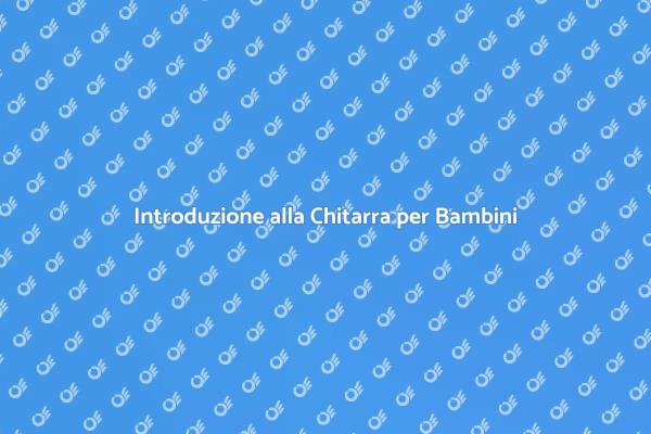 Inizia il Viaggio Musicale di Tuo Figlio