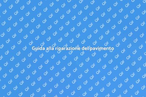 Riparare un pavimento danneggiato