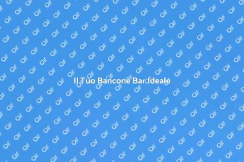 Bancone Bar con Superficie Liscia