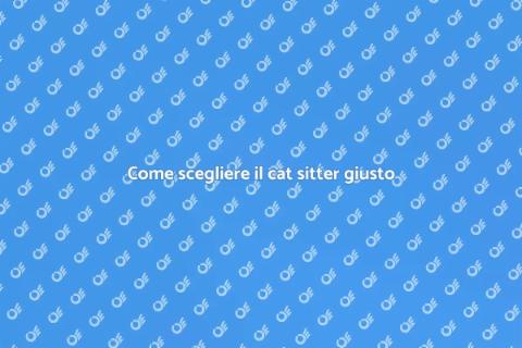 Cat sitter per gatti territoriali