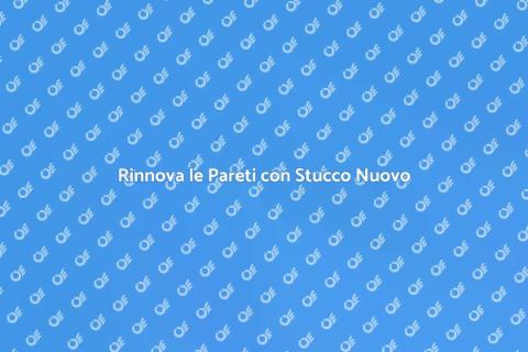 Riparazione Stucco Pareti Interne