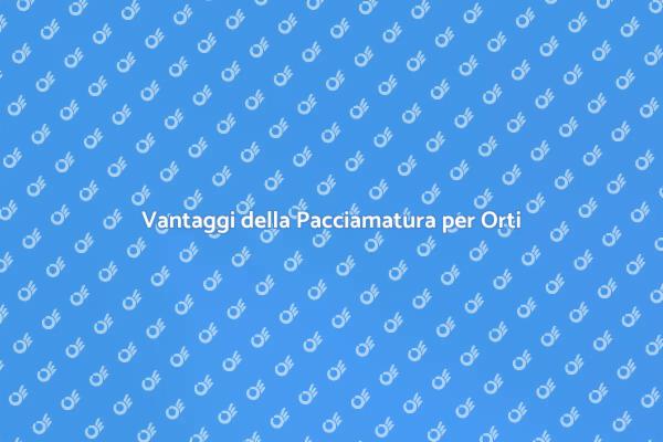 Tecniche di Pacciamatura per Giardini