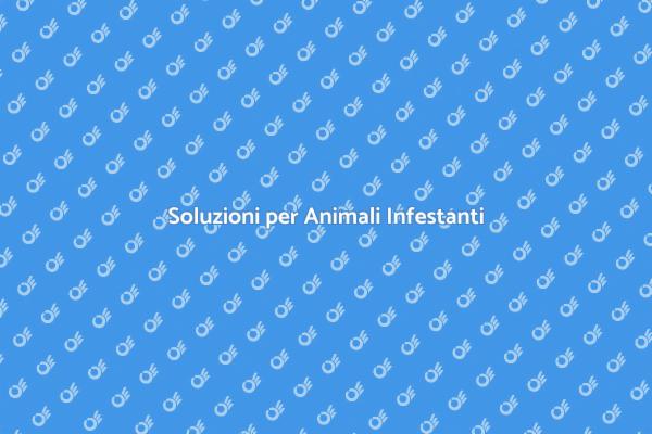 Proteggi Casa da Animali Infestanti