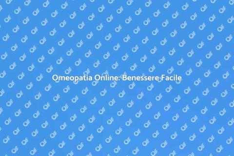 Consulenza Omeopatica Online per Te