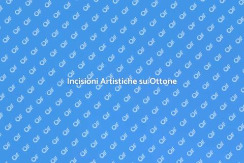 Incidere Disegni su Piastra d'Ottone