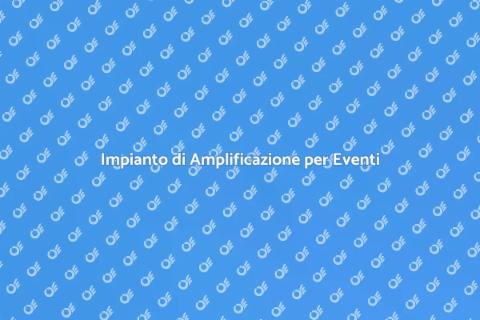 Affittare Impianto di Amplificazione