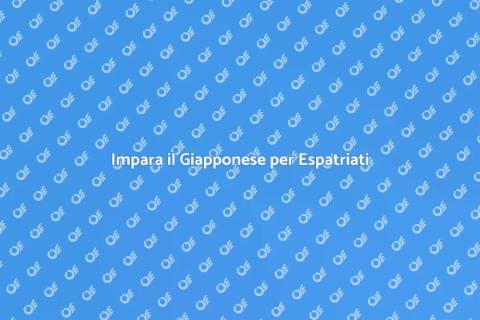 Corso di Giapponese per Espatriati