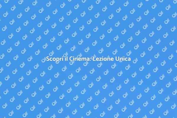 La Magia della Settima Arte: Cinema