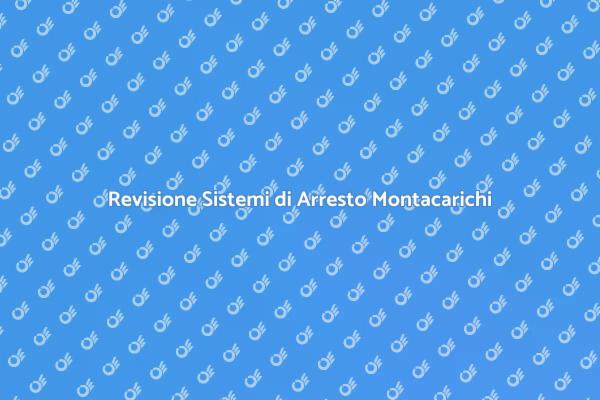 Sistemi di Arresto Montacarichi: Sicurezza