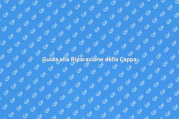 Riparazione Semplice della Cappa Aspirante