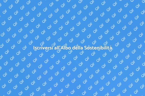 Sostenibilità: Iscriviti all'Albo!