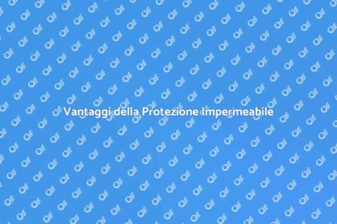 Protezione Impermeabile Pavimenti Interni