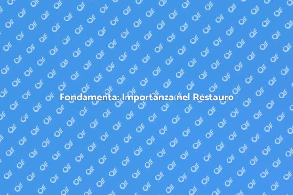 Ristrutturazione: Fondamenta Sicure