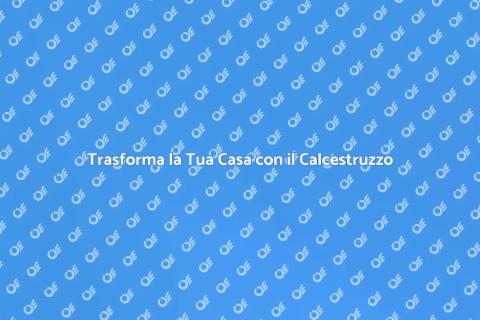 Pavimentazione in Calcestruzzo: Vantaggi