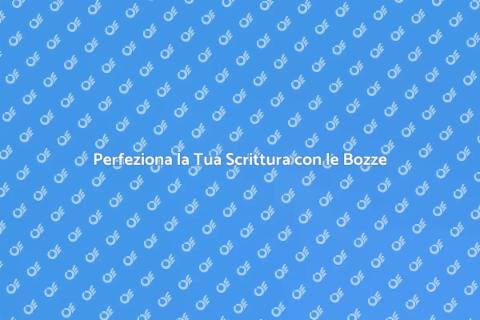 Correzione Bozze Editoriali Efficace