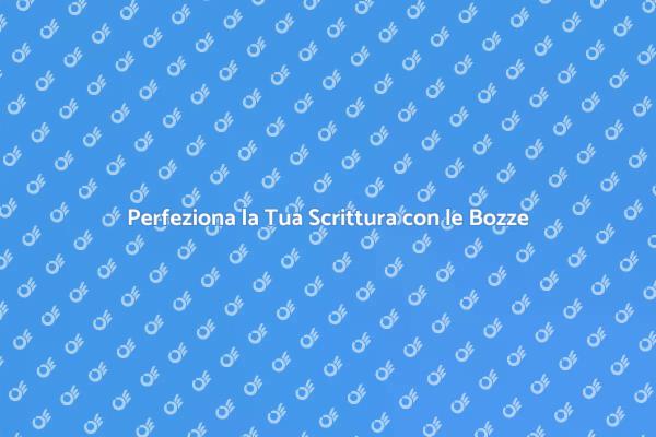 Correzione Bozze: Scrivere Bene