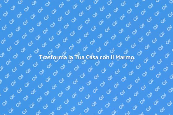 Eleganza e Stile: Pavimento in Marmo