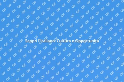 Imparare l'Italiano: Cultura e Servizi