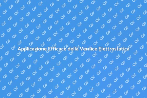 Innovazione nella Vernice Elettrostatica