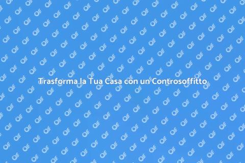 Controsoffitto in Cartongesso a Doppia Altezza
