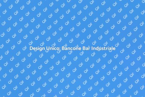 Bancone Bar Stile Industriale