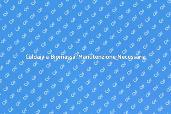 Manutenzione Efficiente della Caldaia