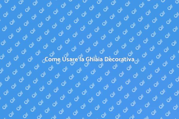 Ghiaia Decorativa: Trasforma il Tuo Giardino