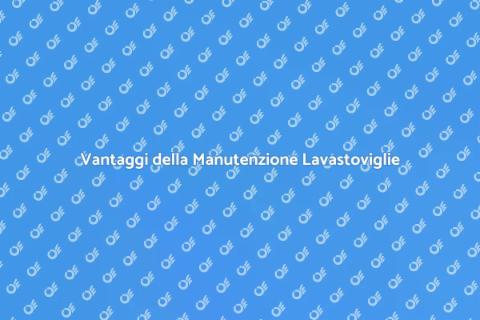 Manutenzione Lavastoviglie Professionale