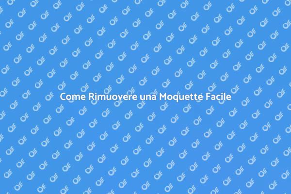 Rinnova il Tuo Spazio: Rimuovi la Moquette