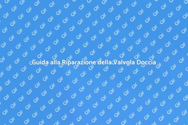 Come Riparare una Valvola della Doccia