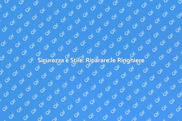 Sicurezza Casa: Riparazione Ringhiere