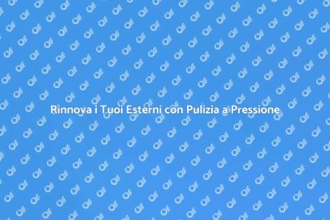 Pulizia a Pressione per Esterni