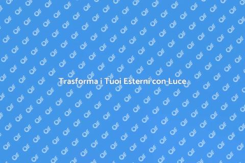 Illuminazione Esterni: Design e Funzionalità