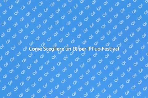 DJ per Festival di Street Food