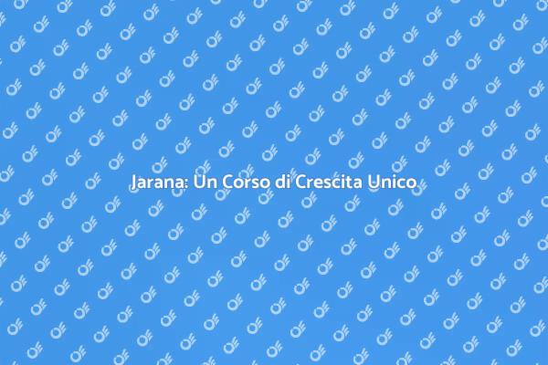 Corso Jarana: Crescita e Creatività