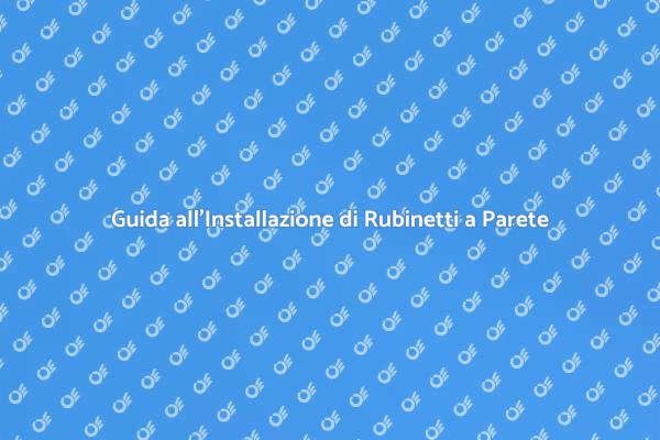 Trasforma il Tuo Spazio con un Rubinetto