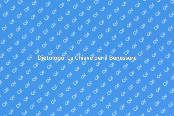 Dietologo: Trasforma le Tue Abitudini