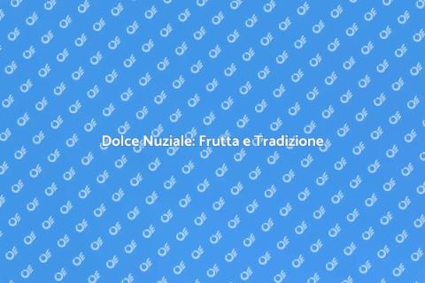 Torta Nuziale con Ripieno alla Frutta