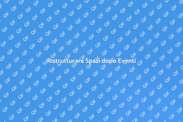 L’Arte della Pulizia Post-Evento