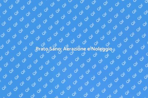 Aerare il Prato: Servizi a Noleggio