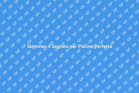 Manutenzione Skimmer per Piscine