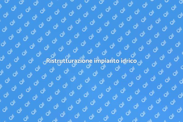 Rendi efficiente il tuo impianto idrico