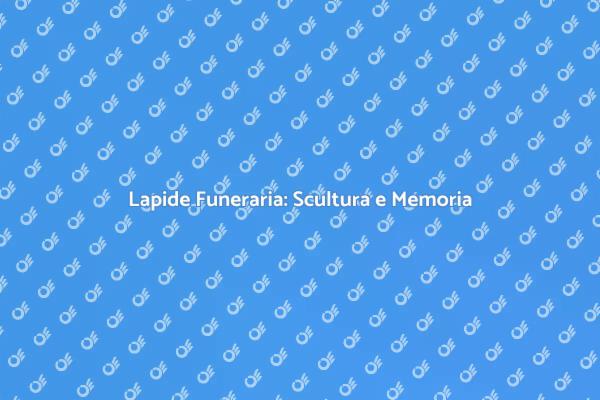 Scultura Funeraria: Un Tributo Speciale