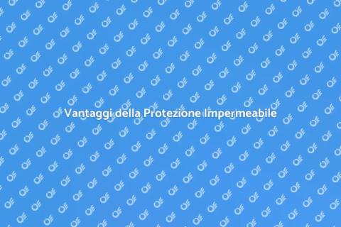Protezione Impermeabile Pavimenti Interni