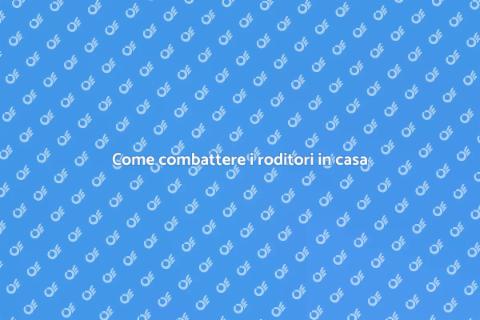Soluzione contro roditori selvatici
