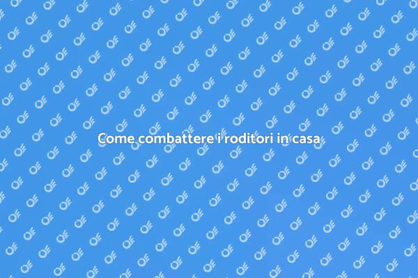 Roditori selvatici: soluzioni efficaci
