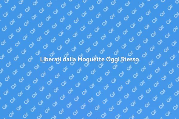 Rimozione Facile della Moquette