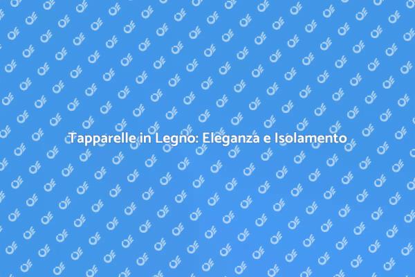 Tapparelle in Legno: Un Must per la Casa